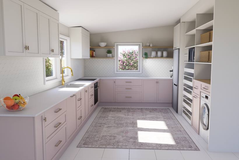 Pink Kitchen render