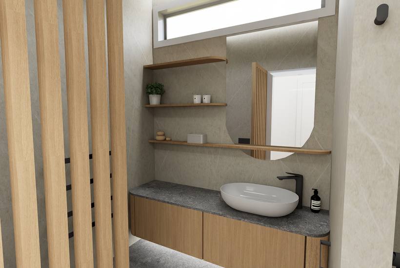 Wellington Bathroom render