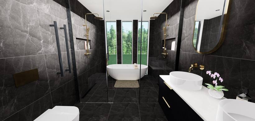 Luxurious Bathroom render