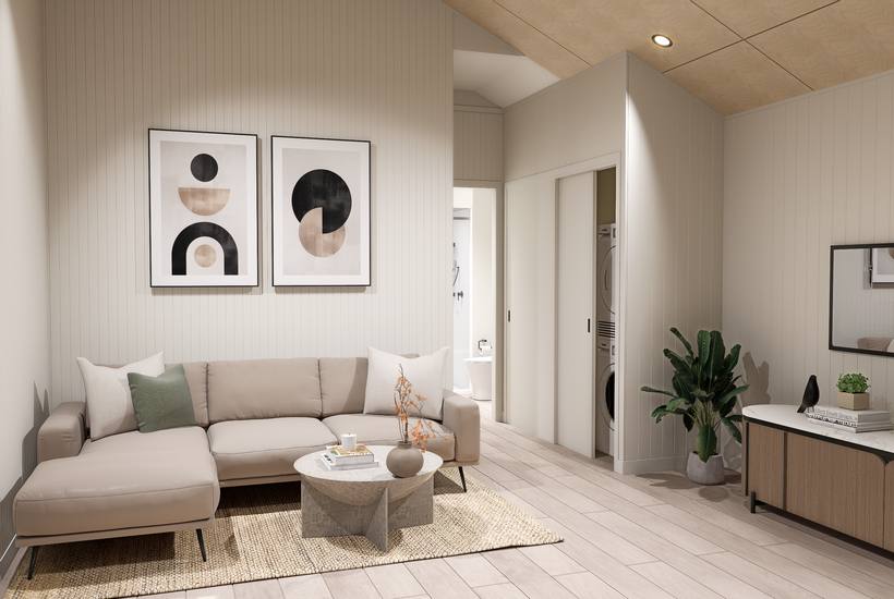 Piha Home lounge render