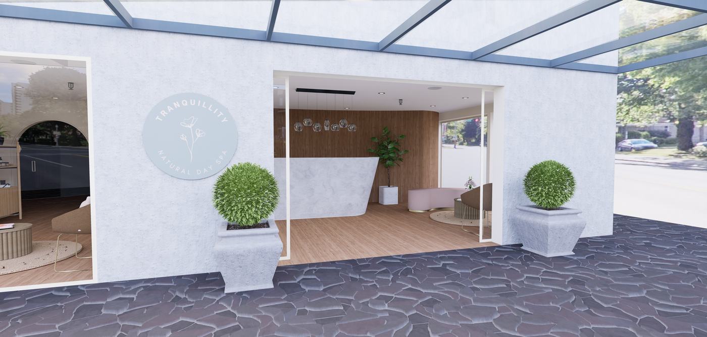Tranquillity Day Spa exterior render