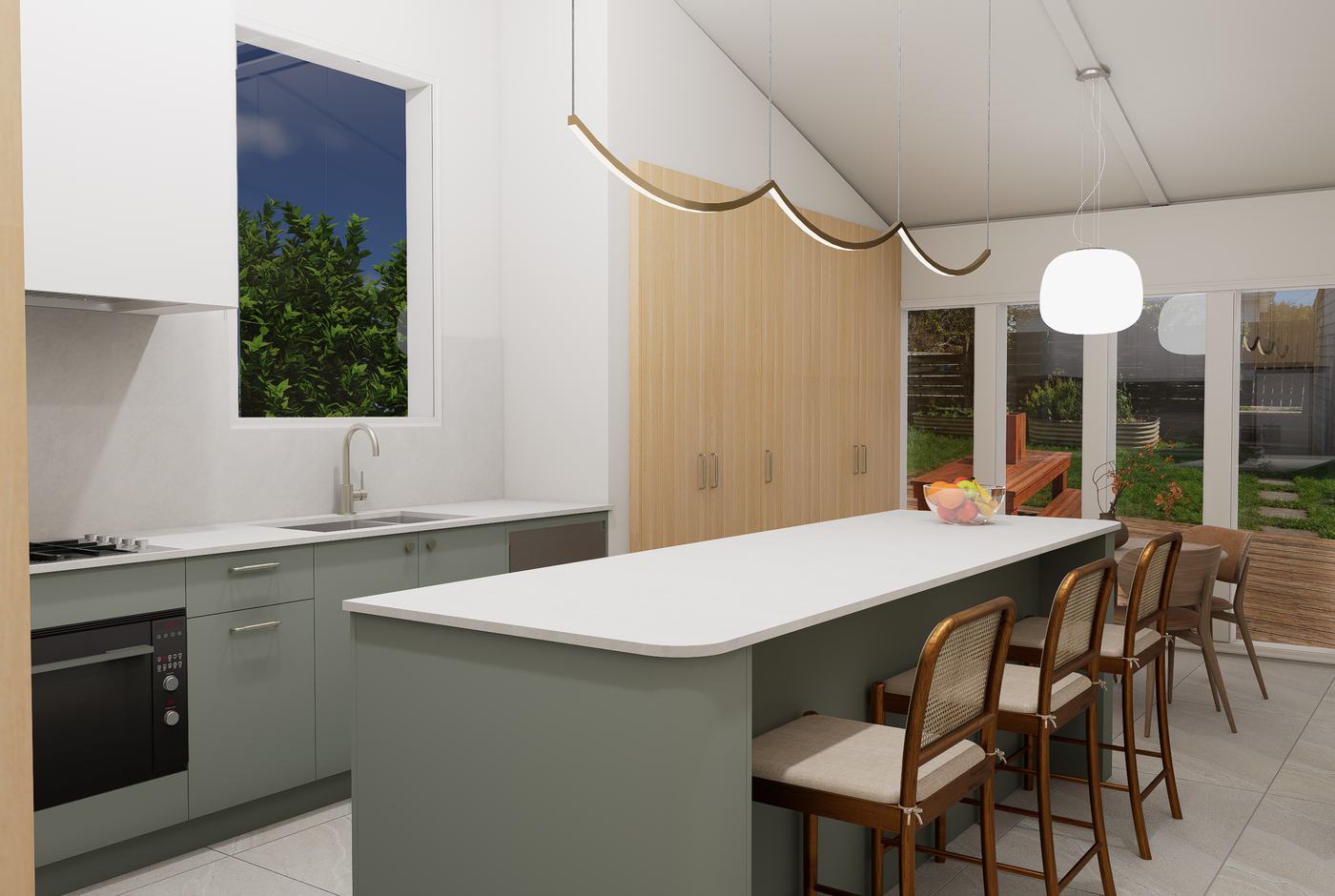 Wellington Kitchen render